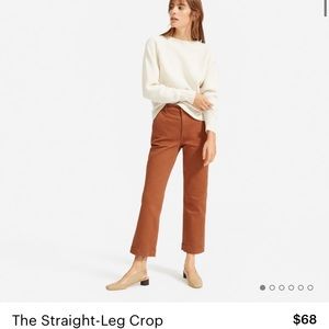 Everlane Straight Leg Crop Pant Sz 4